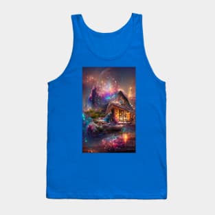 Beautiful House in the Galaxy Tank Top